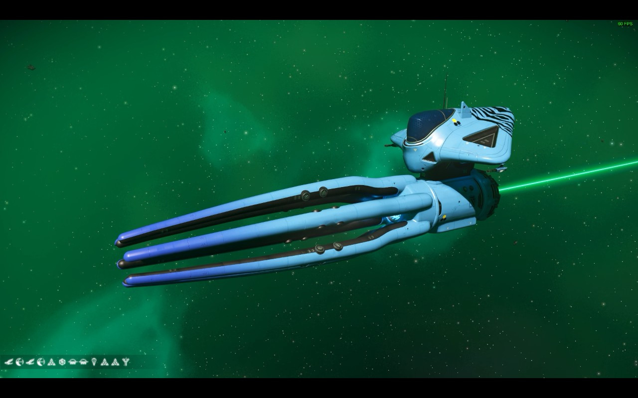 light blue squid ship in calypso galaxy