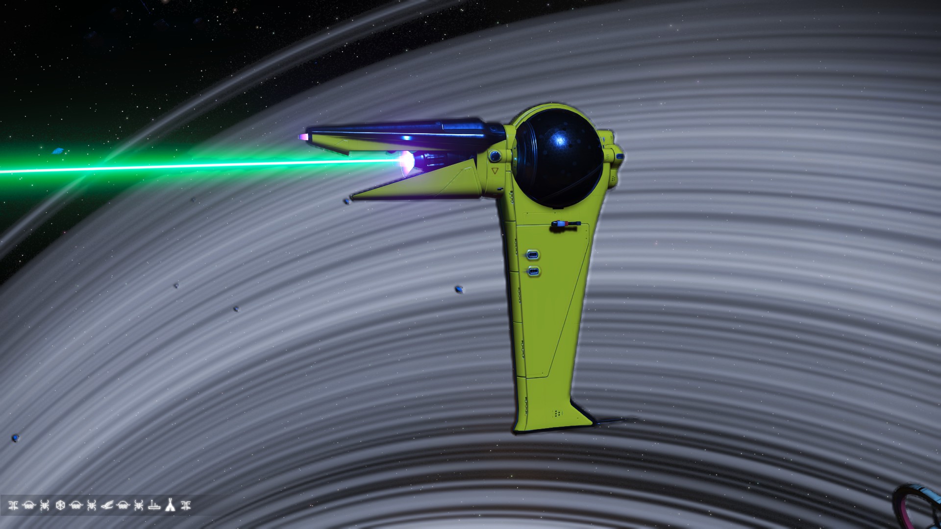 yellow ball exotic in calpyso galaxy